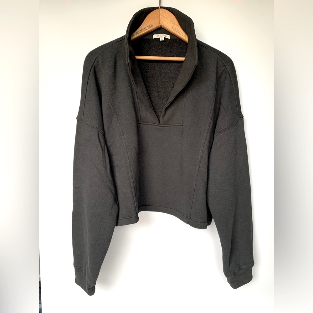 NWOT Z Supply Oversized Cropped Sweatshirt Size XL